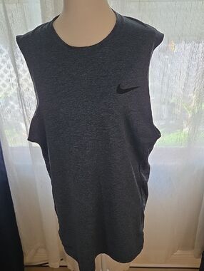 Nike Dark Heather Gray Sleeveless Athletic Tank